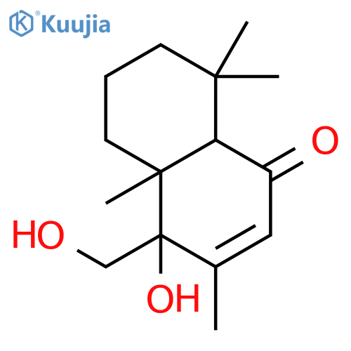 (4R,4aS,8aS)-4-Hydroxy-4-(hydroxymethyl)-3,4a,8,8-tetramethyl-4a,5,6,7,8,8a-hexahydronaphthalen-1(4H)-one structure