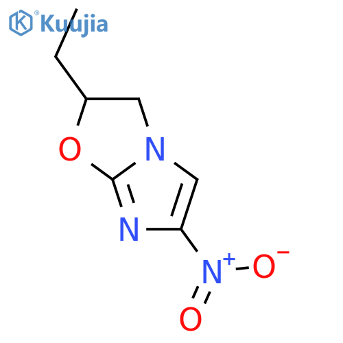 2-ethyl-6-nitro-2H,3H-imidazo2,1-b1,3oxazole structure