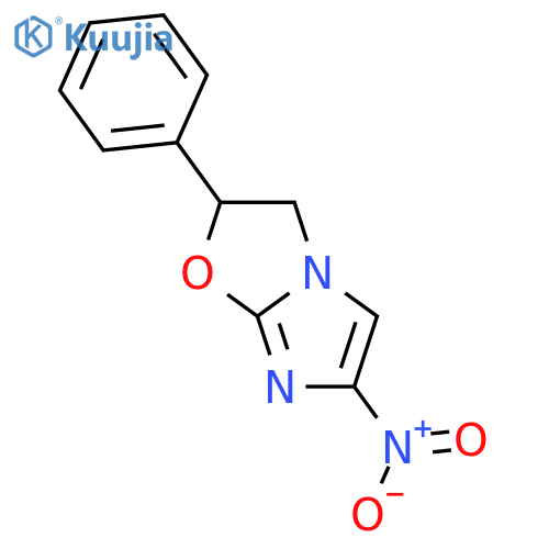 Imidazo[2,1-b]oxazole,2,3-dihydro-6-nitro-2-phenyl- structure
