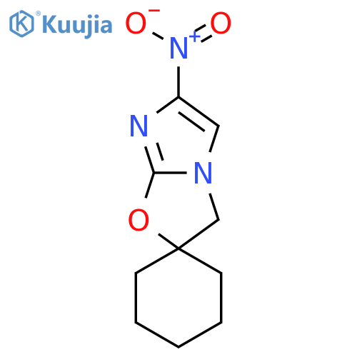 Spiro[cyclohexane-1,2'(3'H)-imidazo[2,1-b]oxazole],6'-nitro- structure