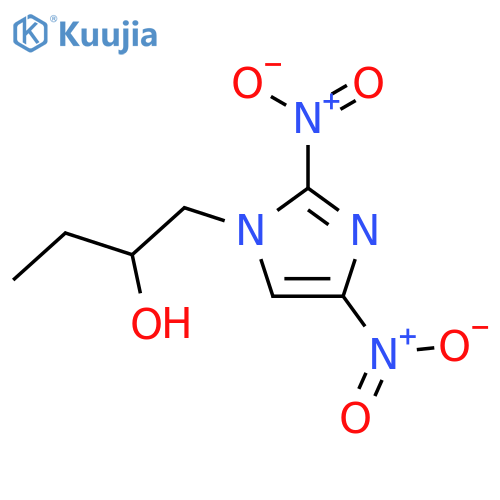 1H-Imidazole-1-ethanol,a-ethyl-2,4-dinitro- structure