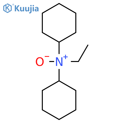 N-Cyclohexyl-N-ethylcyclohexanamine N-oxide structure