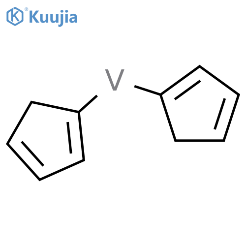 Bis(cyclopentadienyl)vanadium structure