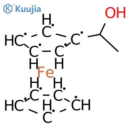 Name: 1-(Ferrocenyl)ethanol structure