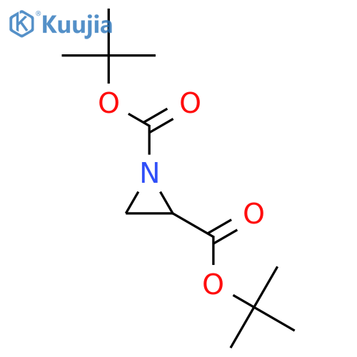 1,2-Aziridinedicarboxylic acid, bis(1,1-dimethylethyl) ester structure