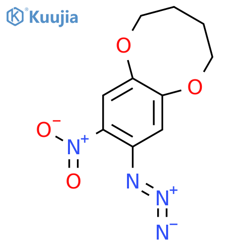 1,6-Benzodioxocin, 8-azido-2,3,4,5-tetrahydro-9-nitro- structure