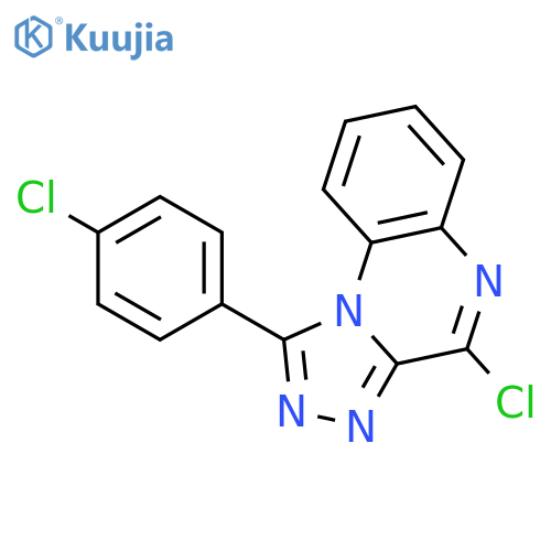 [1,2,4]Triazolo[4,3-a]quinoxaline, 4-chloro-1-(4-chlorophenyl)- structure
