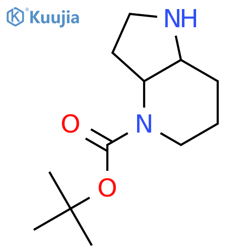 tert-butyl cis-1,2,3,3a,5,6,7,7a-octahydropyrrolo[3,2-b]pyridine-4-carboxylate structure
