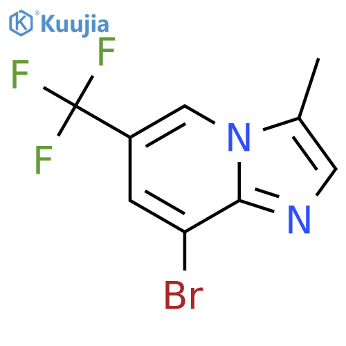 8-bromo-3-methyl-6-(trifluoromethyl)imidazo1,2-apyridine structure