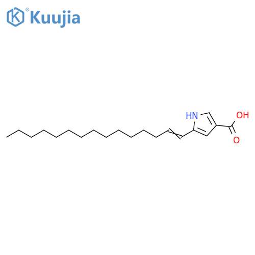 1H-Pyrrole-3-carboxylic acid, 5-(1-pentadecenyl)- structure