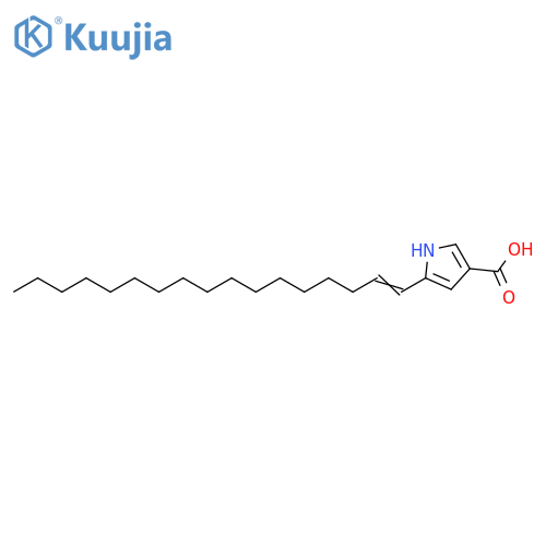 1H-Pyrrole-3-carboxylic acid, 5-(1-heptadecenyl)- structure