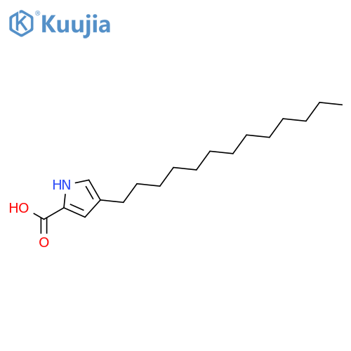 1H-Pyrrole-2-carboxylic acid, 4-tridecyl- structure