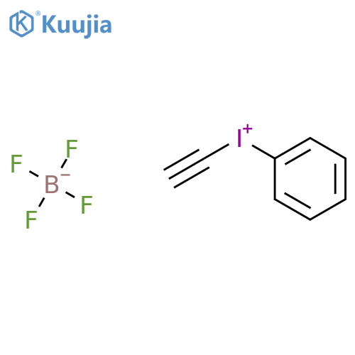 Ethynyl(phenyl)iodonium Tetrafluoroborate structure