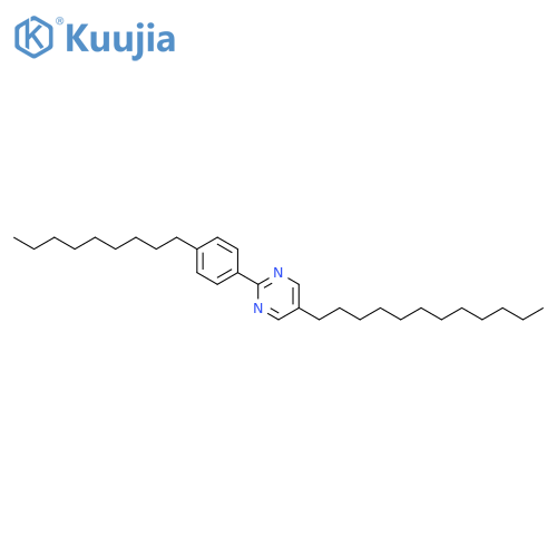 Pyrimidine, 5-dodecyl-2-(4-nonylphenyl)- structure