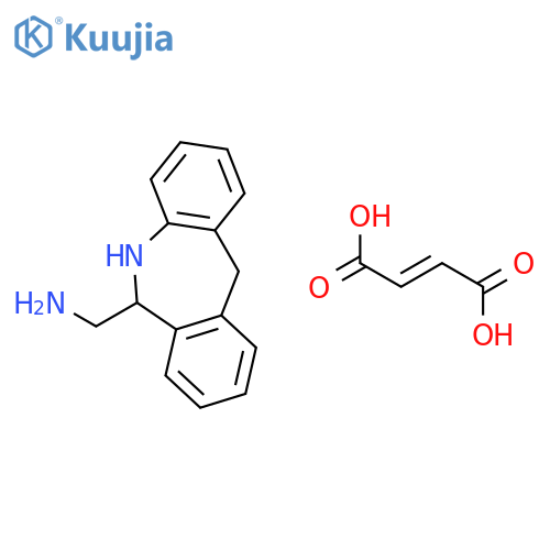 6-Aminomethyl-6,11-dihydro-5H-dibenzb,eazepine (E)-2-butenedioate structure