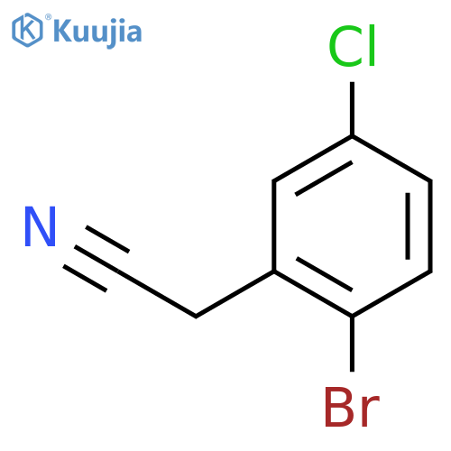 2-Bromo-5-chlorophenylacetonitrile structure