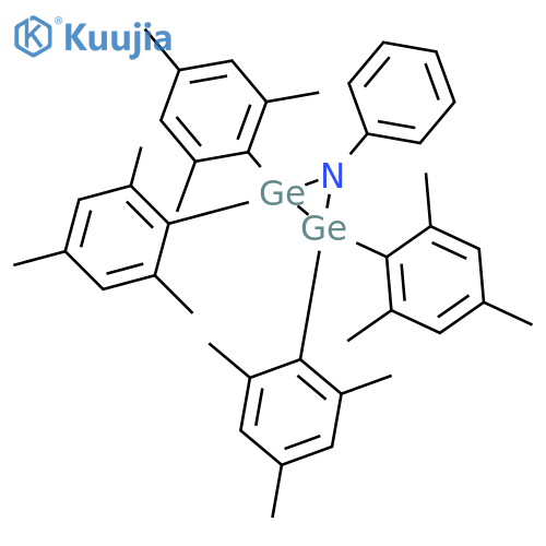 Azadigermiridine, 1-phenyl-2,2,3,3-tetrakis(2,4,6-trimethylphenyl)- structure