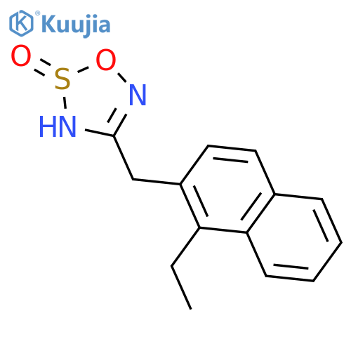 3H-1,2,3,5-OXATHIADIAZOLE, 4-[(1-ETHYL-2-NAPHTHALENYL)METHYL]-, 2-OXIDE structure