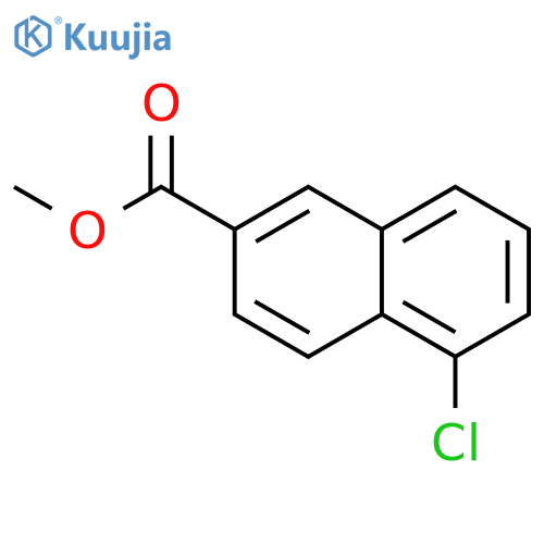 Methyl 5-chloronaphthalene-2-carboxylate structure