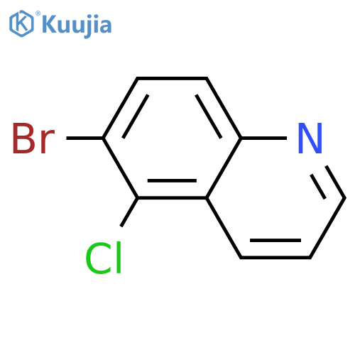 6-Bromo-5-chloroquinoline structure