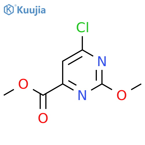 Methyl 6-chloro-2-methoxypyrimidine-4-carboxylate structure