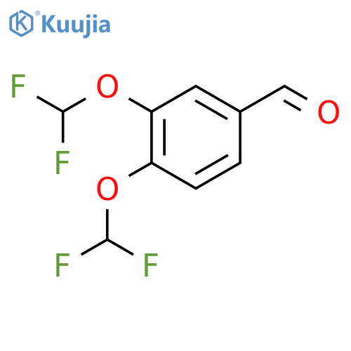3,4-Bis(difluoromethoxy)benzaldehyde structure
