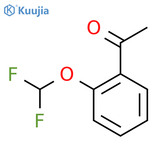 1-[2-(difluoromethoxy)phenyl]ethan-1-one structure