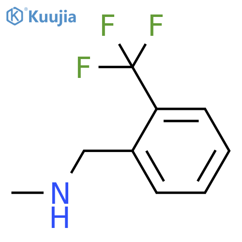 Methyl({[2-(trifluoromethyl)phenyl]methyl})amine hydrochloride structure