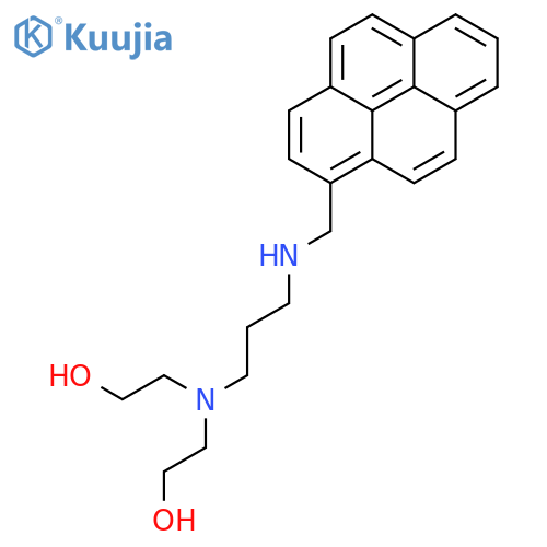Ethanol, 2,2'-[[3-[(1-pyrenylmethyl)amino]propyl]imino]bis- structure