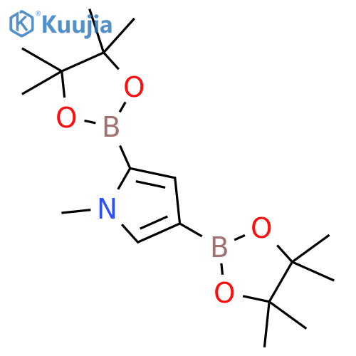 1-Methyl-1H-pyrrole-2,4-diboronic acid, pinacol ester structure
