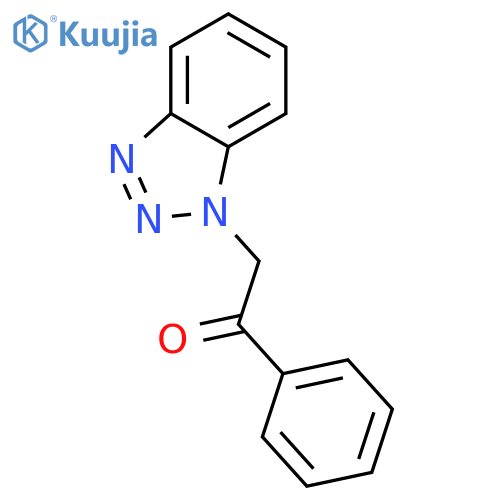 2-(1H-1,2,3-Benzotriazol-1-yl)-1-phenylethan-1-one structure