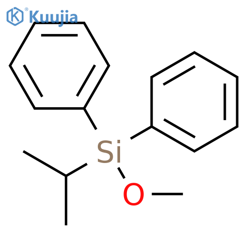 Silane, methoxy(1-methylethyl)diphenyl- structure