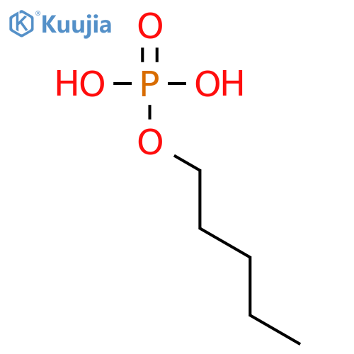 Pentyl dihydrogen phosphate structure