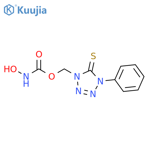 Carbamic acid, hydroxy-, (4,5-dihydro-4-phenyl-5-thioxo-1H-tetrazol-1-yl)methyl ester (9CI) structure