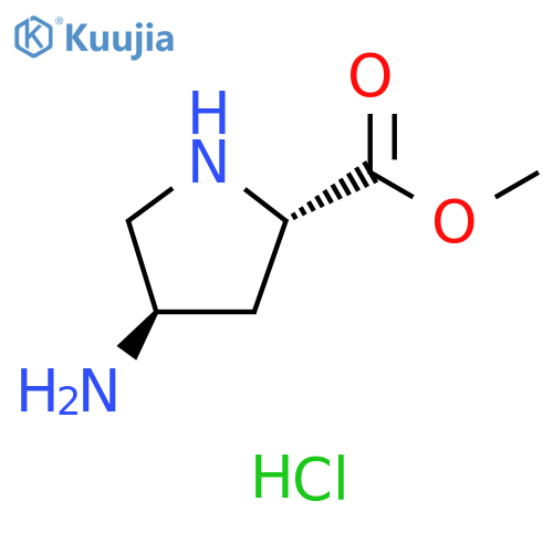 methyl (2S,4R)-4-aminopyrrolidine-2-carboxylate dihydrochloride structure