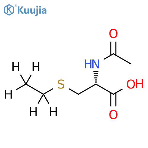 N-Acetyl-S-ethyl-L-cysteine-d5 structure