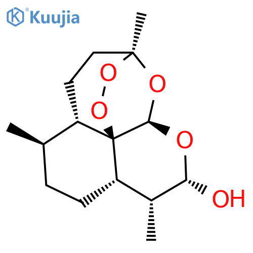 (1S,4S,5R,8S,9R,10S,12R,13R)-1,5,9-trimethyl-11,14,15,16-tetraoxatetracyclo10.3.1.0^{4,13}.0^{8,13}hexadecan-10-ol structure