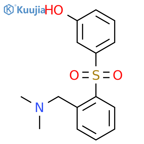 Phenol,3-[[2-[(dimethylamino)methyl]phenyl]sulfonyl]- structure