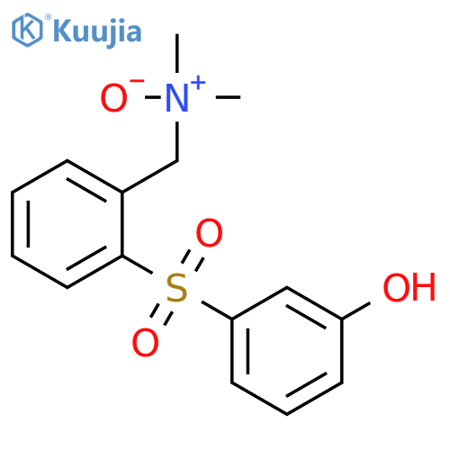Phenol,3-[[2-[(dimethyloxidoamino)methyl]phenyl]sulfonyl]- structure