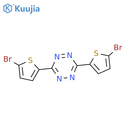 1,2,4,5-Tetrazine, 3,6-bis(5-bromo-2-thienyl)- structure