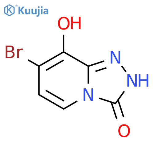 7-bromo-8-hydroxy-2H-[1,2,4]triazolo[4,3-a]pyridin-3-one structure