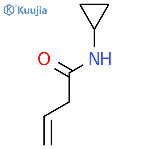 3-Butenamide, N-cyclopropyl- structure