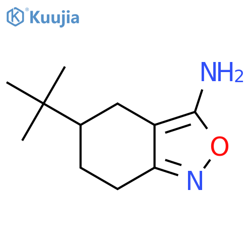 5-(tert-Butyl)-4,5,6,7-tetrahydrobenzo[c]isoxazol-3-amine structure