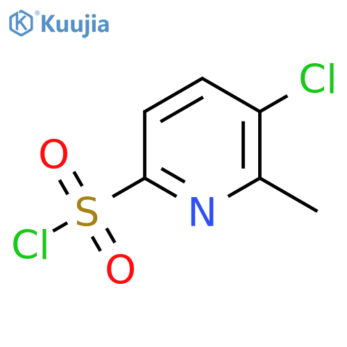 5-Chloro-6-Methylpyridine-2-sulfonyl Chloride structure