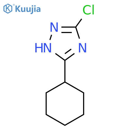 3-Chloro-5-cyclohexyl-1H-1,2,4-triazole structure