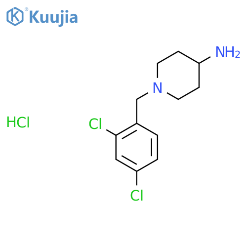 1-(2,4-Dichloro-benzyl)-piperidin-4-ylamine hydrochloride structure