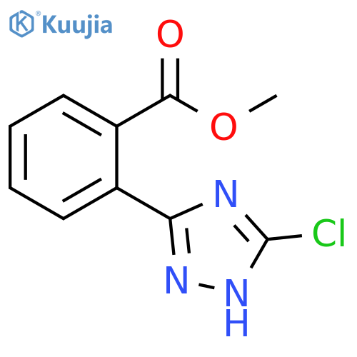 methyl 2-(5-chloro-1H-1,2,4-triazol-3-yl)benzoate structure