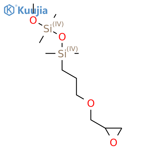 [Dimethyl-[3-(oxiran-2-ylmethoxy)propyl]silyl]oxy-methoxy-dimethylsilane structure