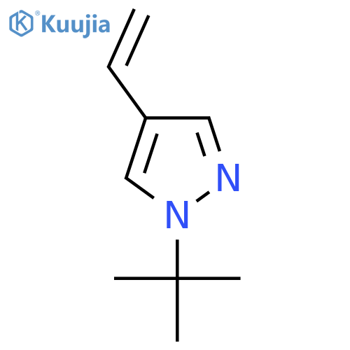 1-tert-butyl-4-ethenyl-1H-pyrazole structure