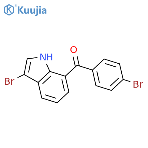 3-Bromo-7-(4-bromobenzoyl)indole structure